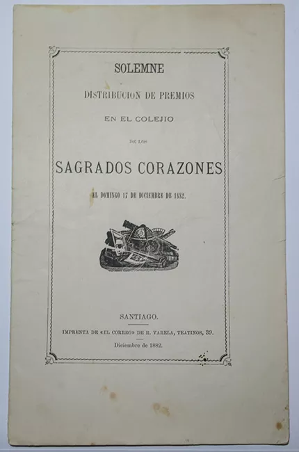 Solemne distribución de premios en el colegio de los Sagrados Corazones