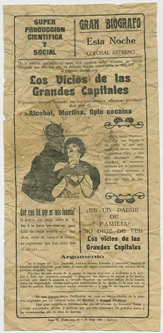 Estreno de "Los vicios de las grandes capitales"