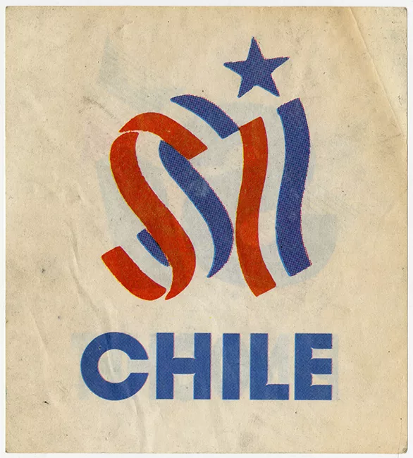 Panfleto por el Sí Pinochet