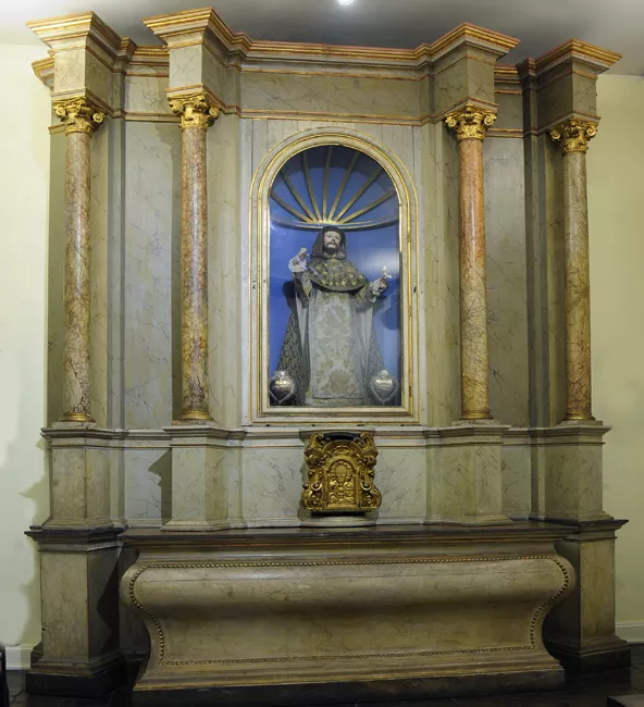 Retablo altar de la Capilla de la Hacienda La Punta
