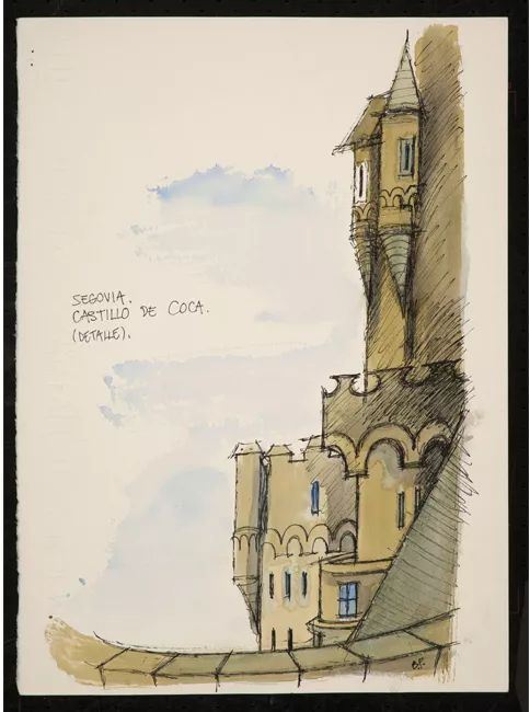 Segovia, Castillo de Coca (detalle)