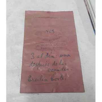 Sobre de medicamentos