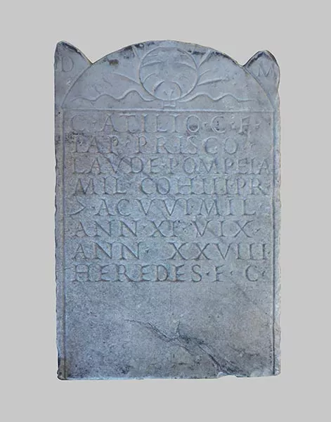 Inscripción de Caius Atilio