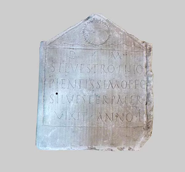 Inscripción de Silvestro