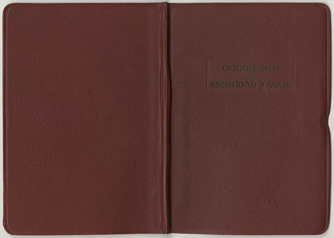 Documento de identidad y viaje de los Estados Unidos Mexicanos perteneciente a Anselmo Sule