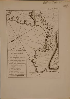 Plano del puerto de Valparaíso