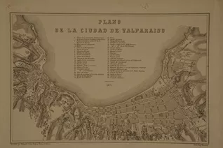 Plano de la Ciudad de Valparaíso