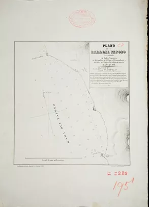 Plano de la Rada del Paposo