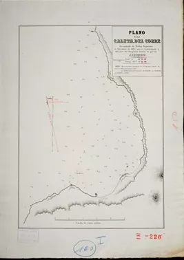 Plano de la Caleta del Cobre