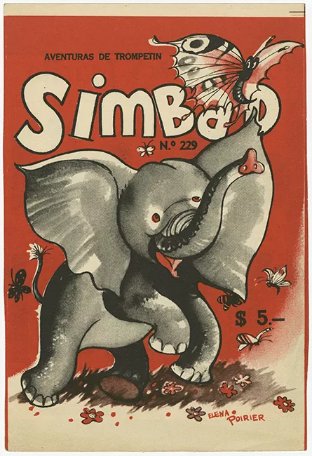 Elena Poirier Portada Simbad N° 229 Aventuras de Trompetin