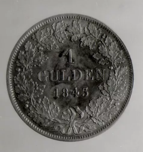 Moneda alemana de un gulden