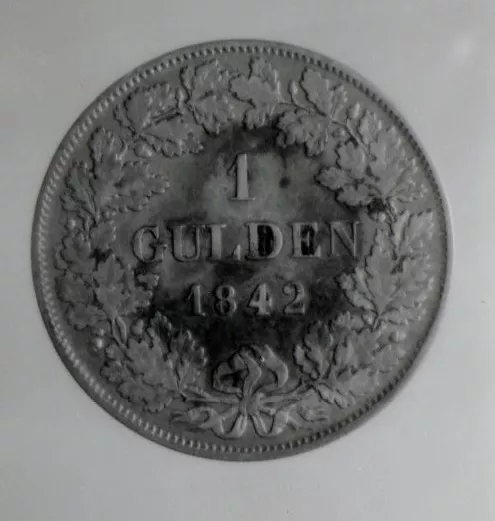 Moneda alemana de un gulden
