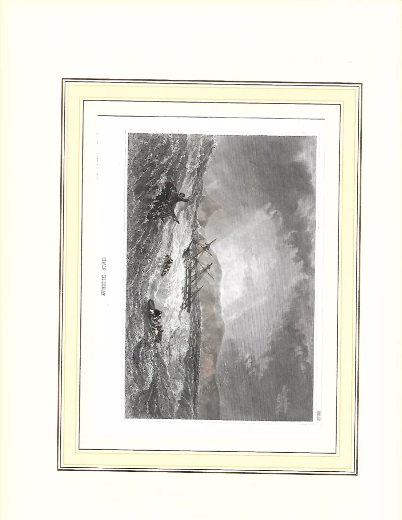 Grabado del Cabo de Hornos