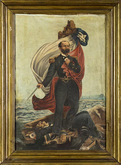 Alegoría a Arturo Prat Chacón