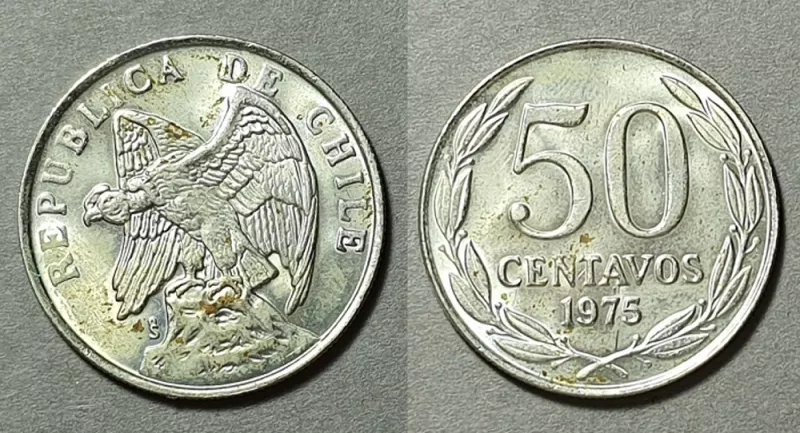 Moneda 50 centavos  (República)