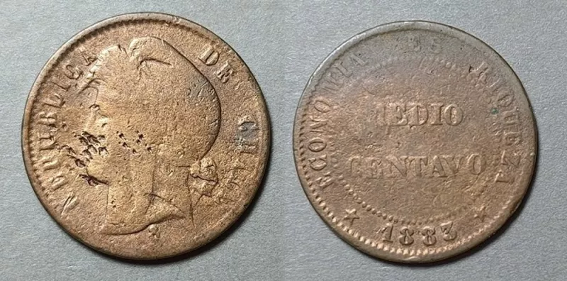 Moneda de 1/2 centavo (República)