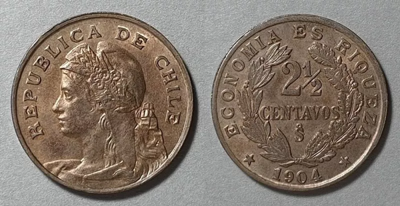Moneda de 2 1/2 Centavos