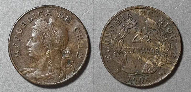 Moneda de 2 1/2 centavos (República)