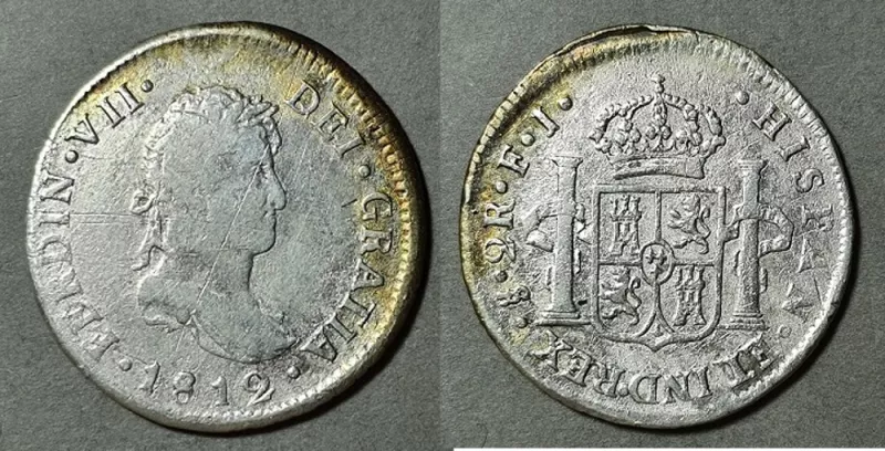 Moneda de 2 Reales (Fernando VII)