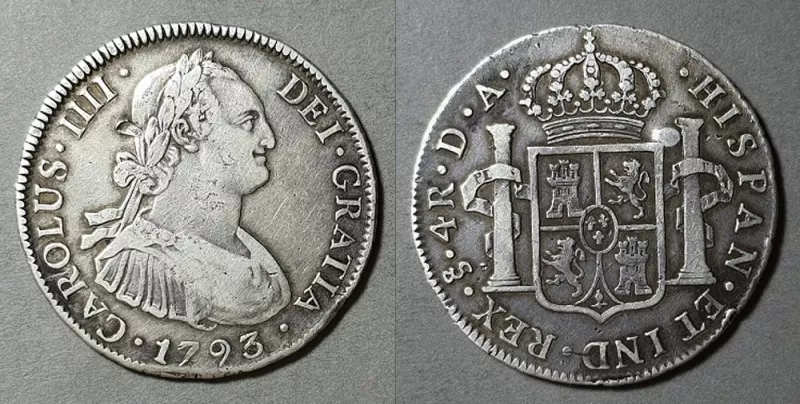 Moneda de 4 Reales (Carlos IV)