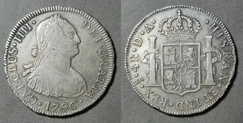 Moneda de 4 Reales (Carlos IV)