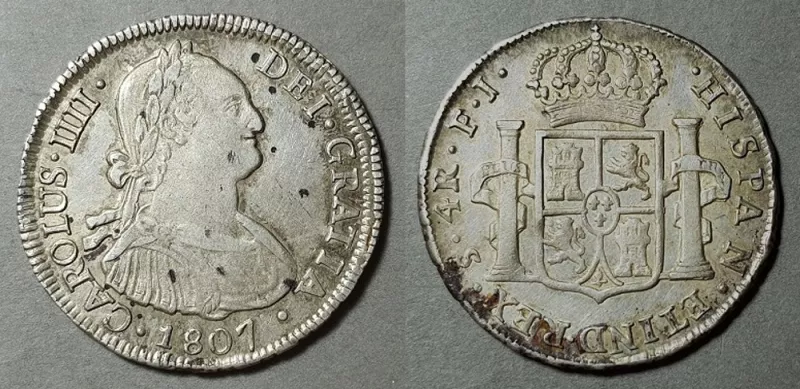 Moneda de 4 Reales (Carlos IV)