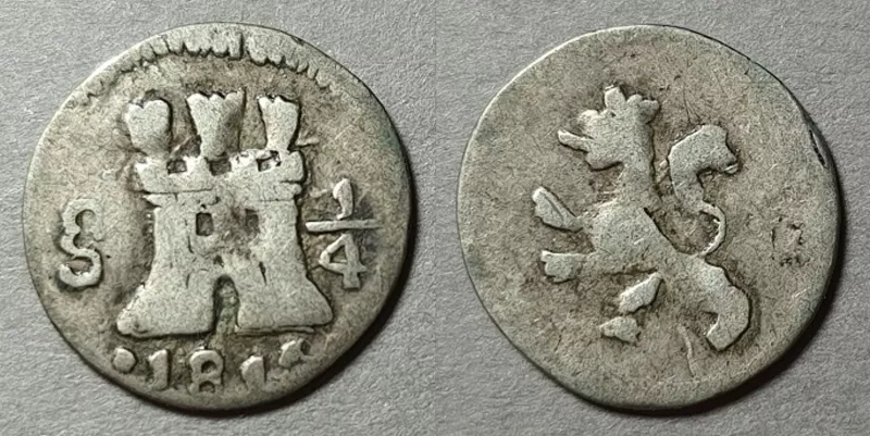 Moneda de 1/4 de Real (Fernando VII)