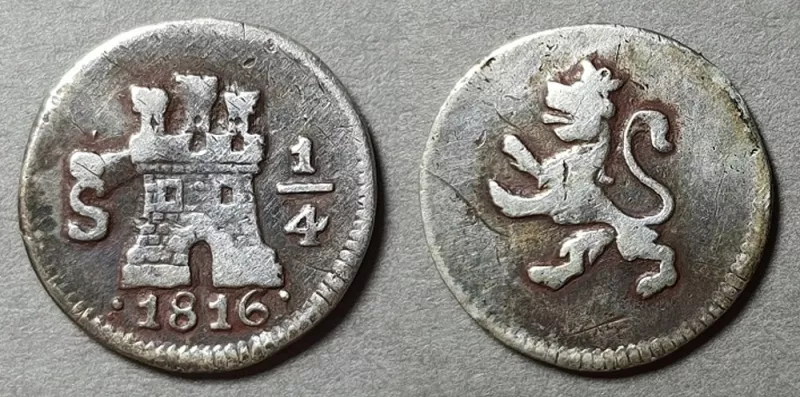 Moneda de 1/4 de Real (Fernando VII)