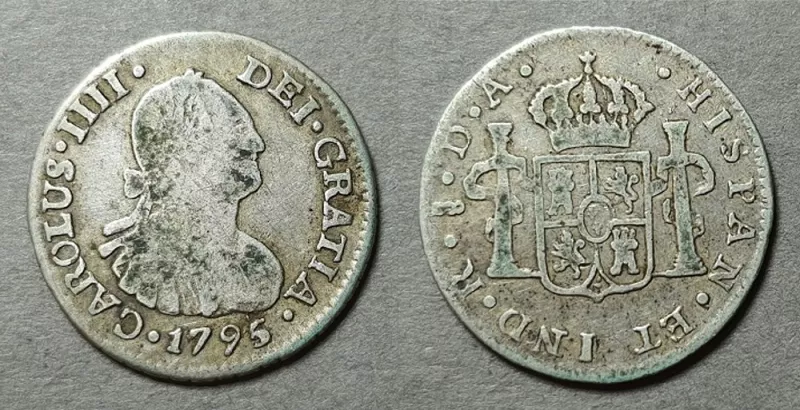 Moneda de 1/2 Real (Carlos IV)