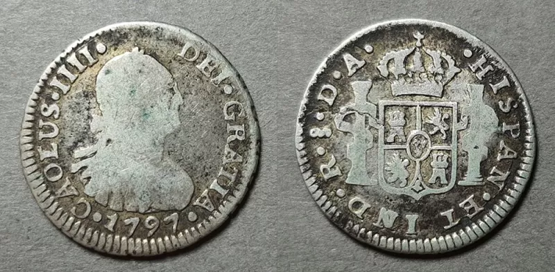 Moneda de 1/2 Real (Carlos IV)