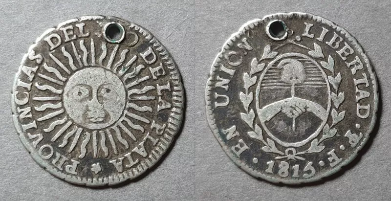 Moneda de 1/2 Real (Confederación)