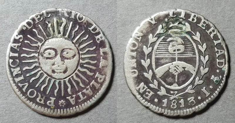 Moneda de 1/2 Real (Confederación)