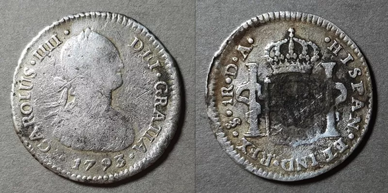 Moneda de 1 Real (Carlos IV)