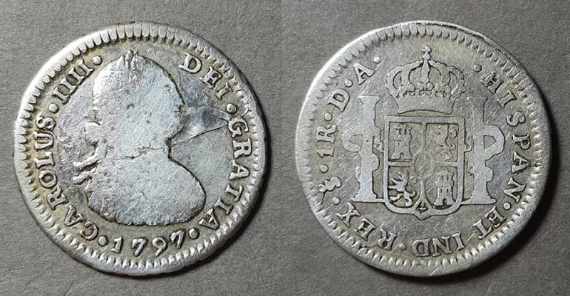 Moneda de 1 Real (Carlos IV)