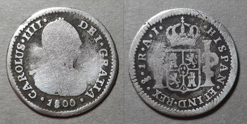 Moneda de 1 Real (Carlos IV)