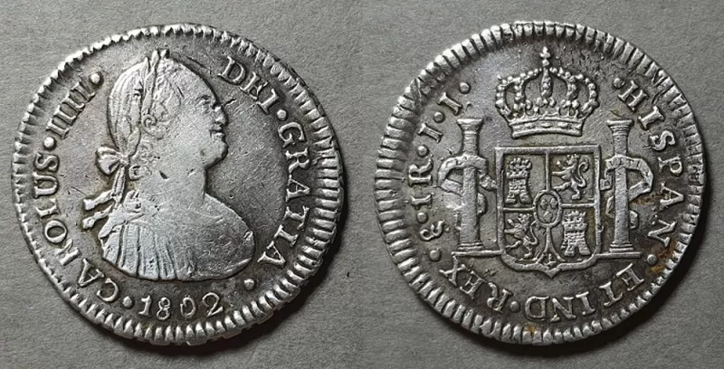 Moneda de 1 Real (Carlos IV)