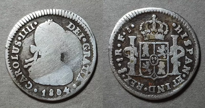 Moneda de 1 Real (Carlos IV)