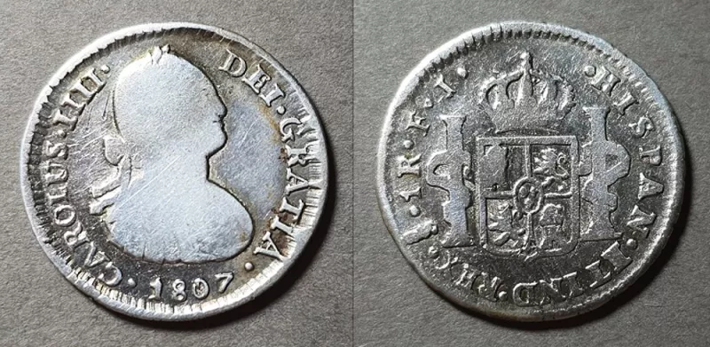 Moneda de 1 Real (Carlos IV)