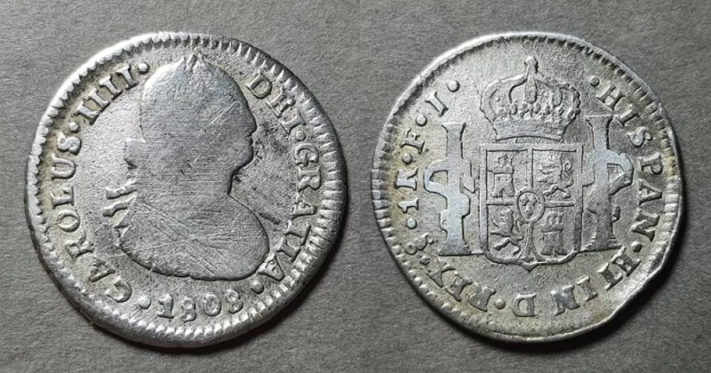 Moneda de 1 Real (Carlos IV)