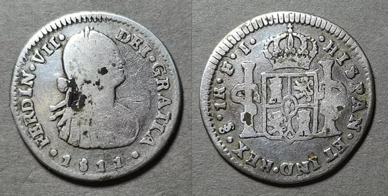 Moneda de 1 Real (Fernando VII)