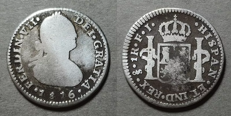 Moneda de 1 Real (Fernando VII)