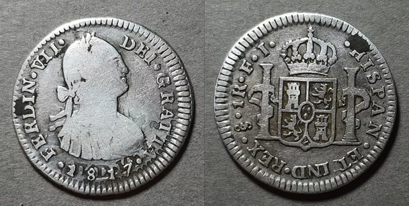 Moneda de 1 Real (Fernando VII)