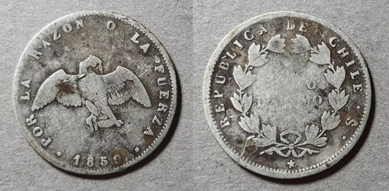Moneda de 1/2 Décimo (República)