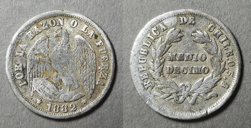 Moneda de 1/2 Décimo (República)