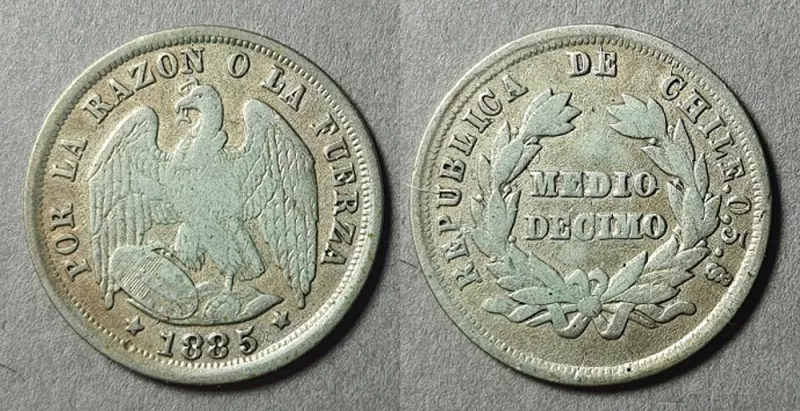 Moneda de 1/2 Décimo (República)