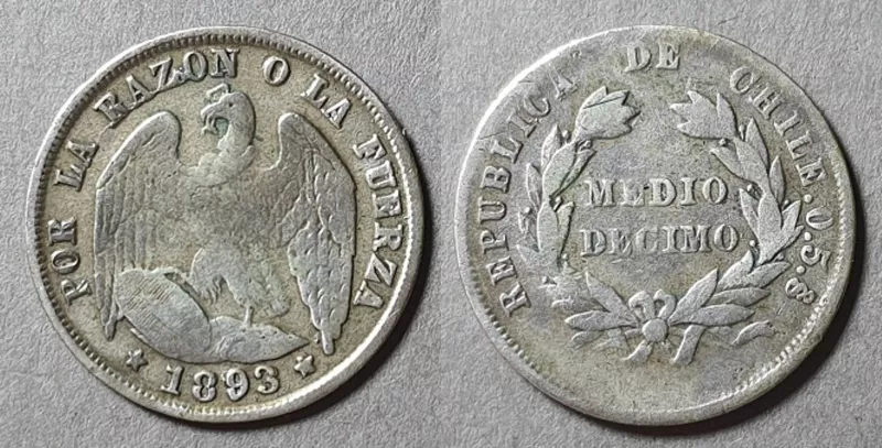 Moneda de 1/2 Décimo (República)