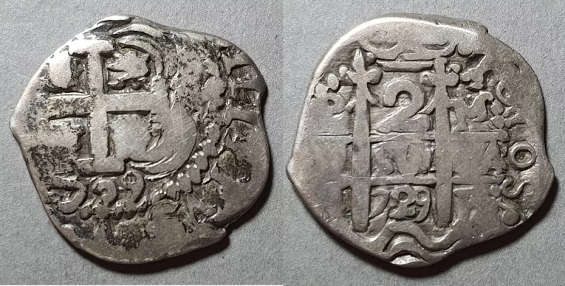 Moneda de 2 Reales (Felipe V)