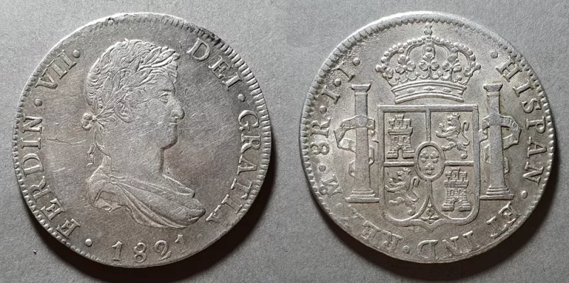 Moneda de 8 Reales (Fernando VII)