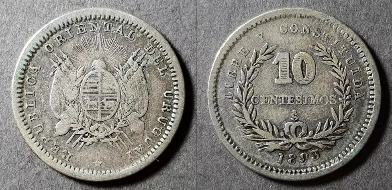 Moneda de 10 centésimos (República)