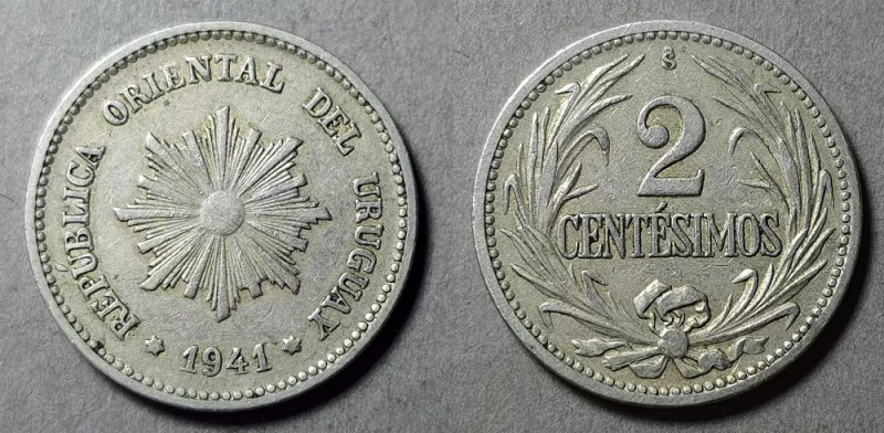 Moneda de 2 centésimos (República)